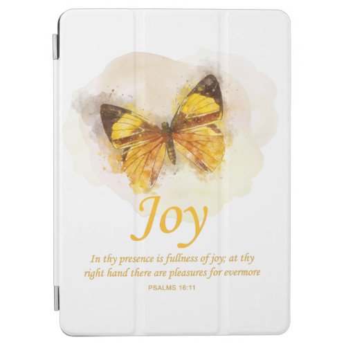 Womens Christian Butterfly Bible Verse Joy iPad Air Cover