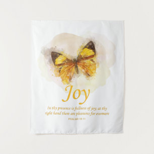 Women’s Christian Butterfly Bible Verse: Joy Tapestry