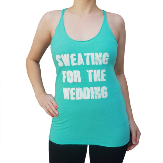 Women’s Customizable Printed TriBlend Workout Tank (Front)