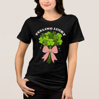 Women’s cute St.Patrick’s Day Tri-Blend Shirt