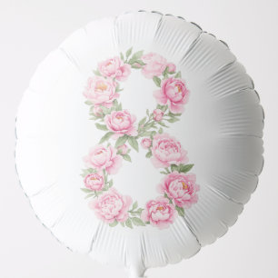 Women’s Day Peony Flower for March 8  Balloon