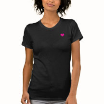 Women’s Fitted T-Shirt With Heart
