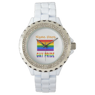Women’s Gay Pride LGBTQ Rainbow Flag Watch