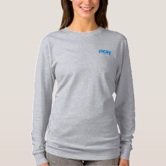 Women’s - Gray - Long Sleeve - DCH Blue Logo T-Shirt