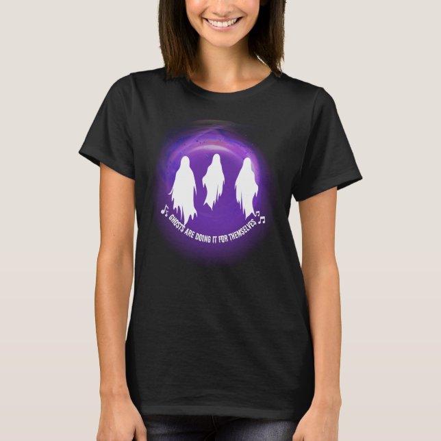 Women’s Halloween T-Shirt – Ghosts Doing It For Th (Front)