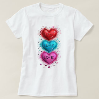 👕❤️Women’s Heart Love Basic T-Shirt