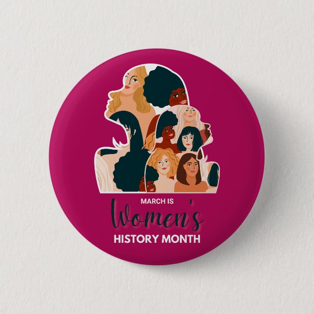 Women’s History Month 2026 Button (Front)