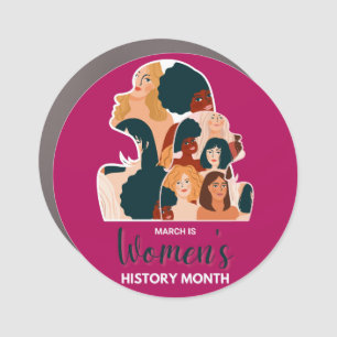 Women’s History Month 2026 Car Magnet