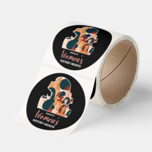 Women’s History Month Classic Round Sticker