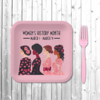 Women’s History Month Global Women Pink Floral