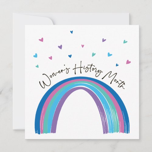 Womenâs History Month Greeting Card