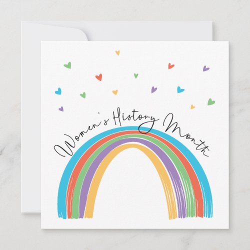 Womenâs History Month Greeting Card