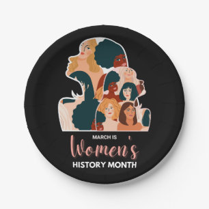 Women’s History Month Paper Plates