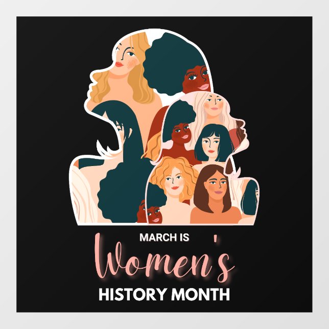 Women’s History Month Window Cling (Sheet)