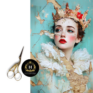 Women’s History Vintage Queen Decoupage Tissue Paper