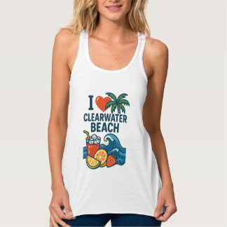 Women’s i love Clearwater Beach Tank Top