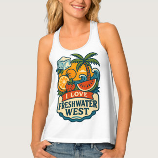 Women’s i love Freshwater West Tank Top