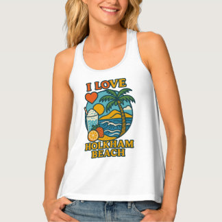 Women’s i love Holkham Beach Tank Top