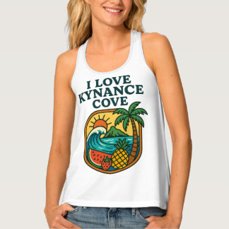 Women’s i love Kynance Cove Tank Top