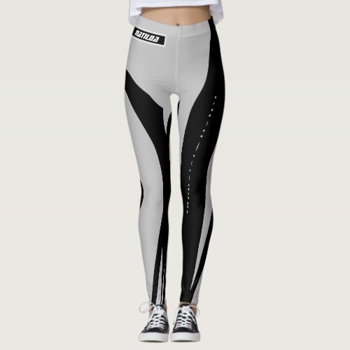 Womens Leggings Black Grey