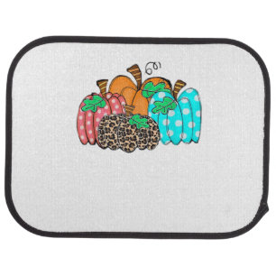 Women’s Pumpkin Leopard Print Graphic It’s Fall Y’ Car Floor Mat