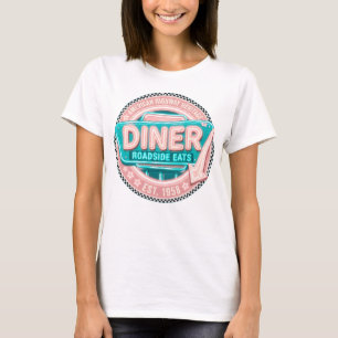 Women’s Retro Diner Roadside Eats 1958 T-Shirt