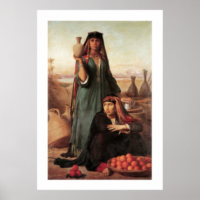 Women Selling Water and Oranges... Poster (Front)