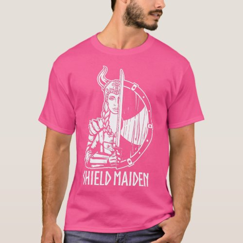 Women Shield Maiden   Girl Viking  T_Shirt