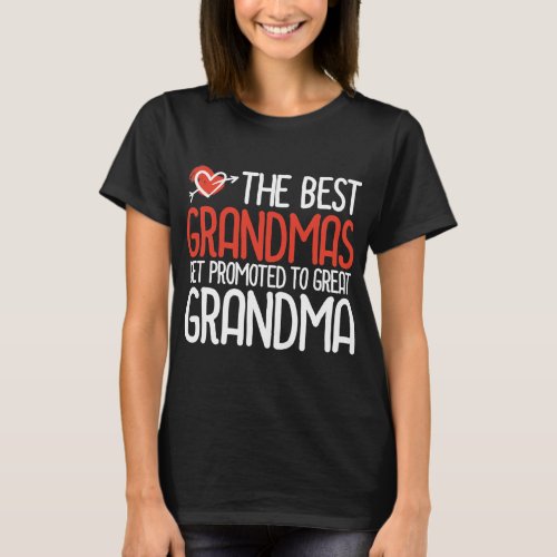 Women Shirts Best Grandmas Great Grandma Tees Mom