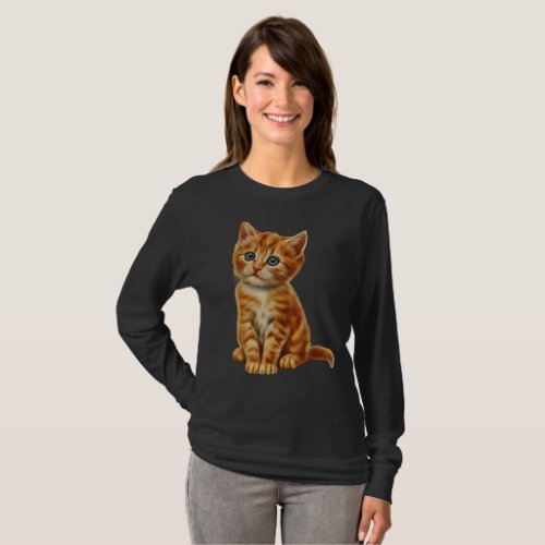 women shirts cat printed 