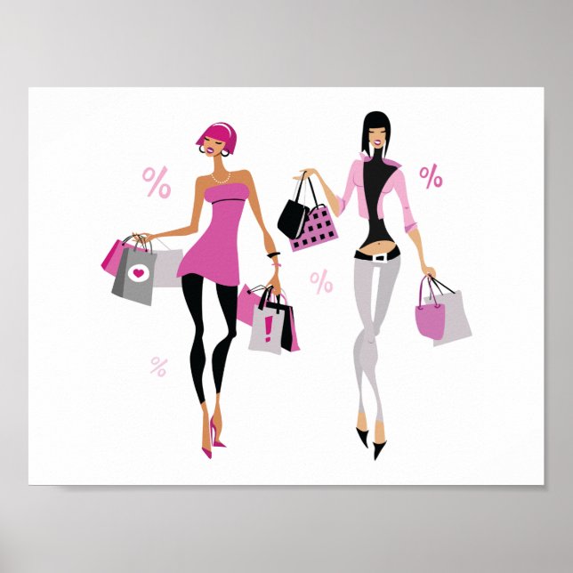 Women Shopping Poster (Front)