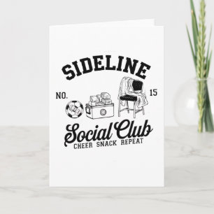 Women Sideline Social Club Soccer Mom Game Day _9  Card