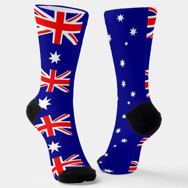 Women socks with flag of Australia (Angled)