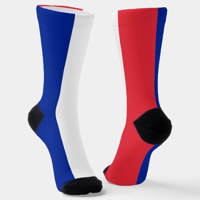 Women socks with flag of France (Angled)