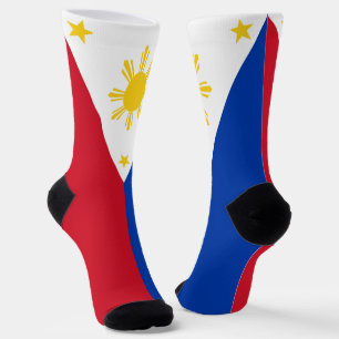 Women socks with flag of Philippines
