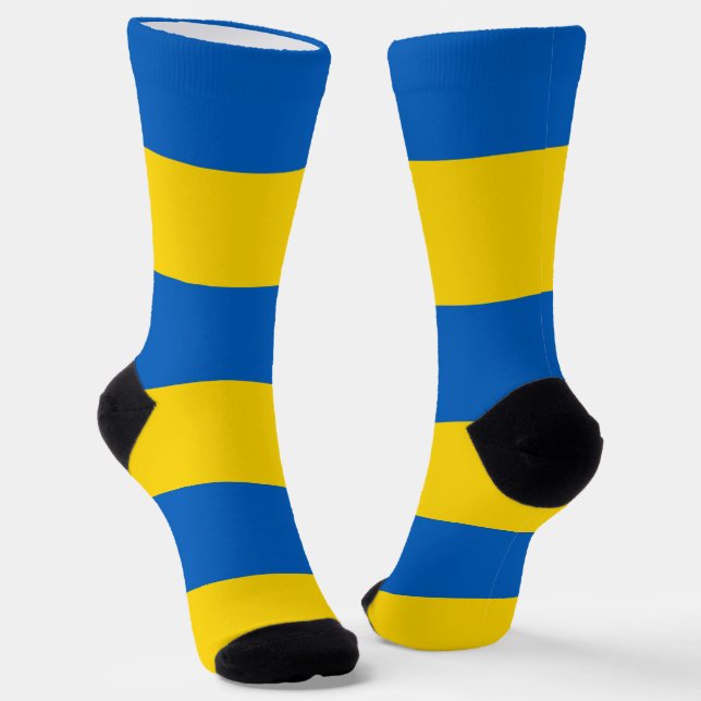 Women socks with flag of Ukraine (Angled)
