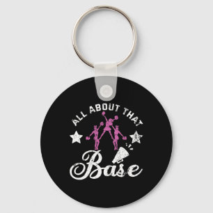 Women Squad Funny Cheerleading All About That Se C Keychain