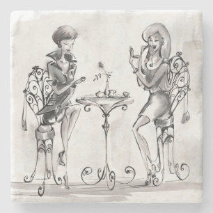 Women Stone Coaster