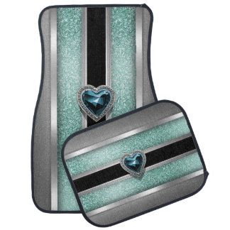  Women, style, glitter, cute, girly, pattern Car Floor Mat