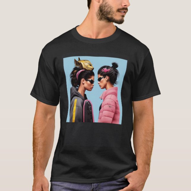 Women Style Wardrobe Inspo Outfit Idea Puffy Sky B T-Shirt (Front)
