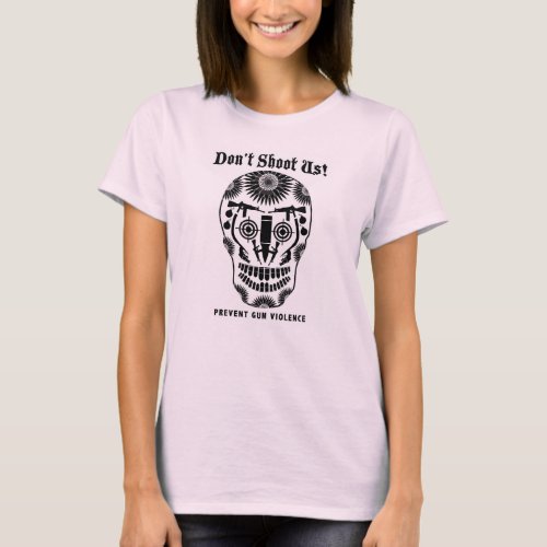 Women Sugar Skull target T_Shirt