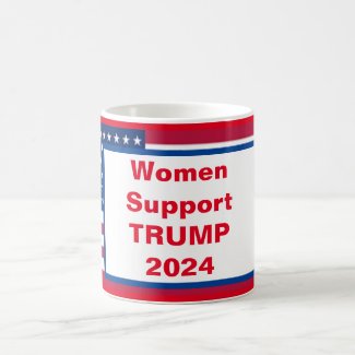 Women Support TRUMP 2024 COFFEE MUG