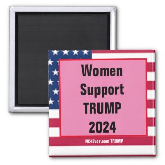 Women Support TRUMP 2024 magnet