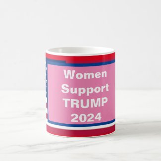 Women Support TRUMP 2024 Pink MUG