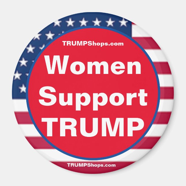 Women Support TRUMP Patriotic magnet (Front)