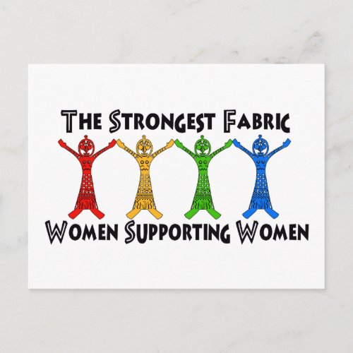 Women Supporting Women Postcard