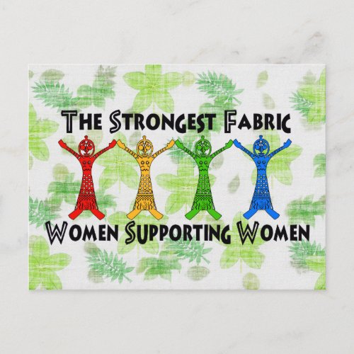 Women Supporting Women Postcard