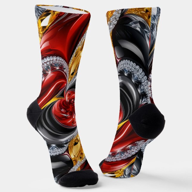 Women sustainable socks with German Colors (Angled)