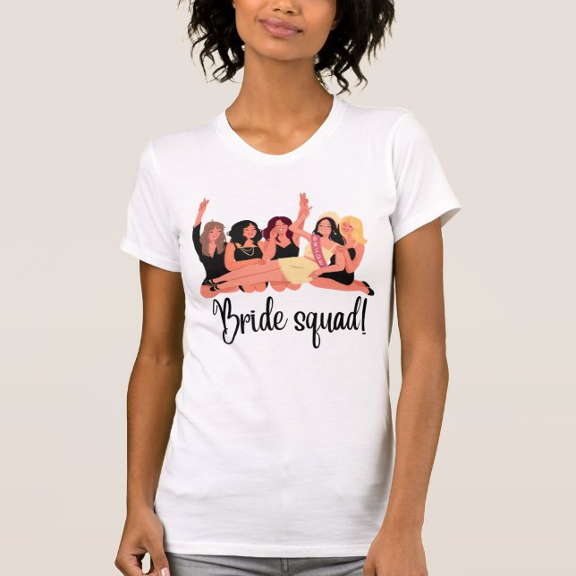 Women T-Shirt "Bride squad" (Front)