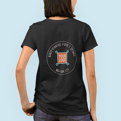 Women T_Shirt with Custom Logo on Back or Front